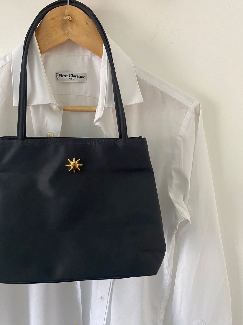 Men's White Shirt (with Cuffs) & "Sun" Bag  Duo