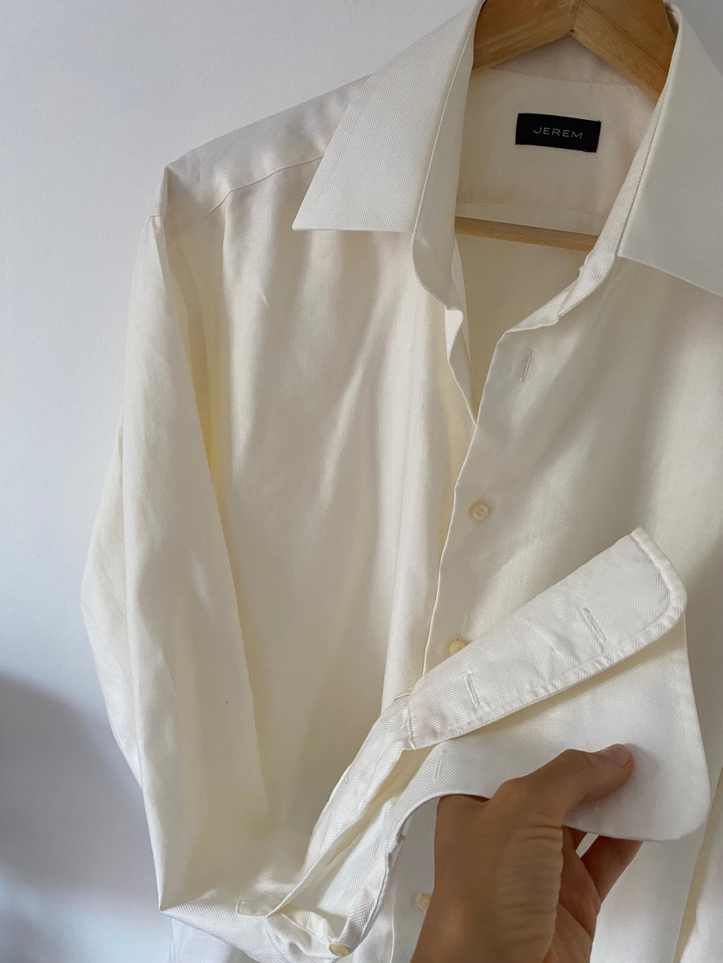 Duo Chemise Homme (+ Manchettes)  & Boucles d’oreilles « Ailes d’anges »