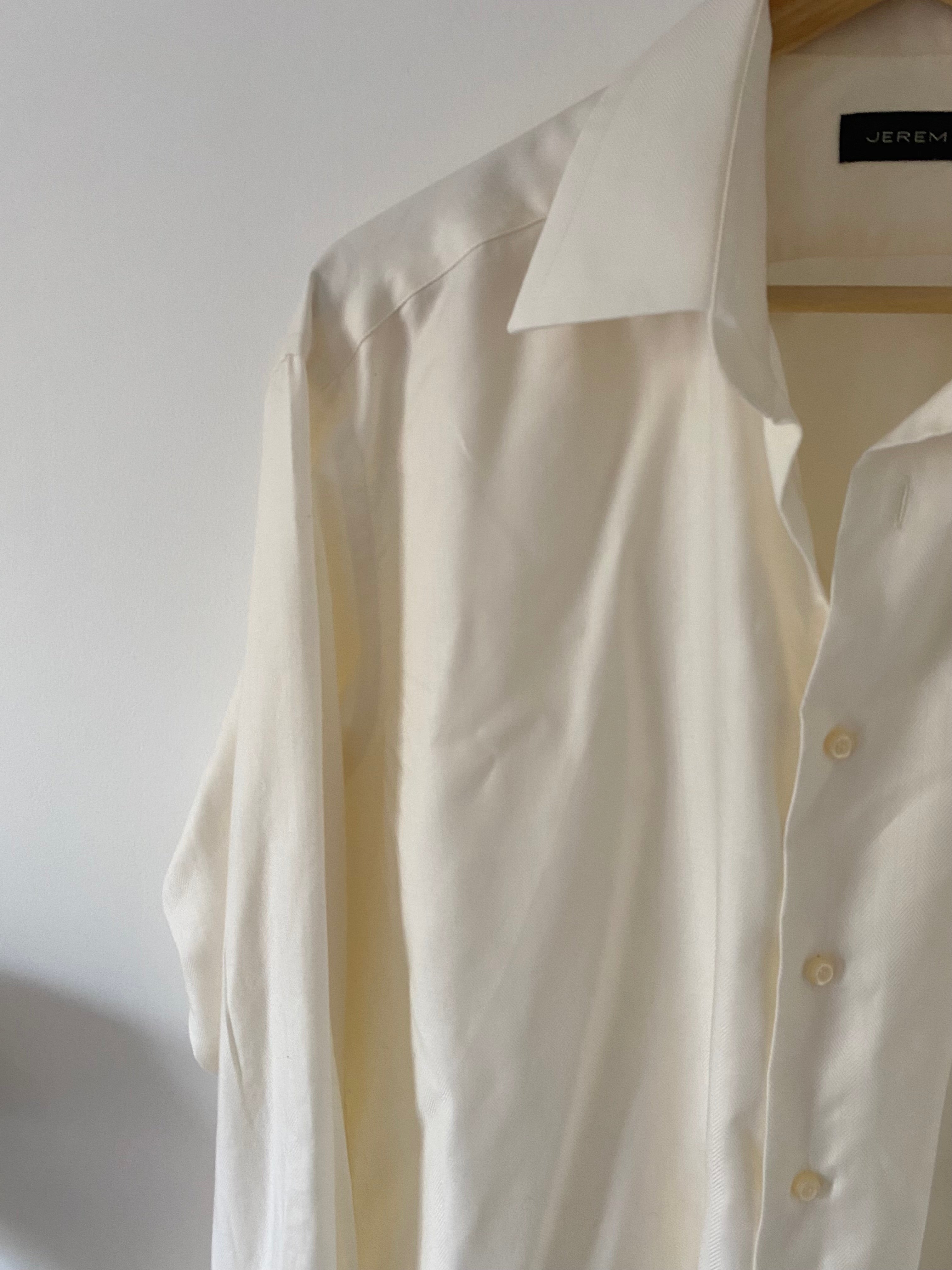 Duo Chemise Homme (+ Manchettes)  & Boucles d’oreilles « Ailes d’anges »