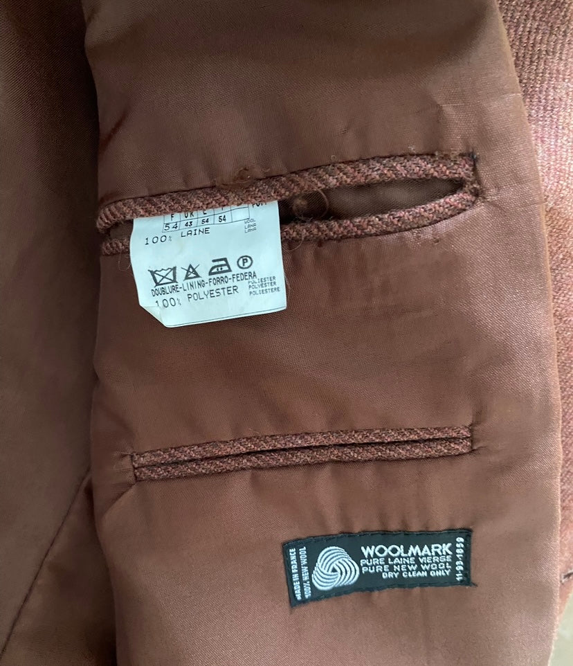 Duo Blazer Homme EDITORIAL ( super Oversize) & Boucles d’oreilles « Escargot  »