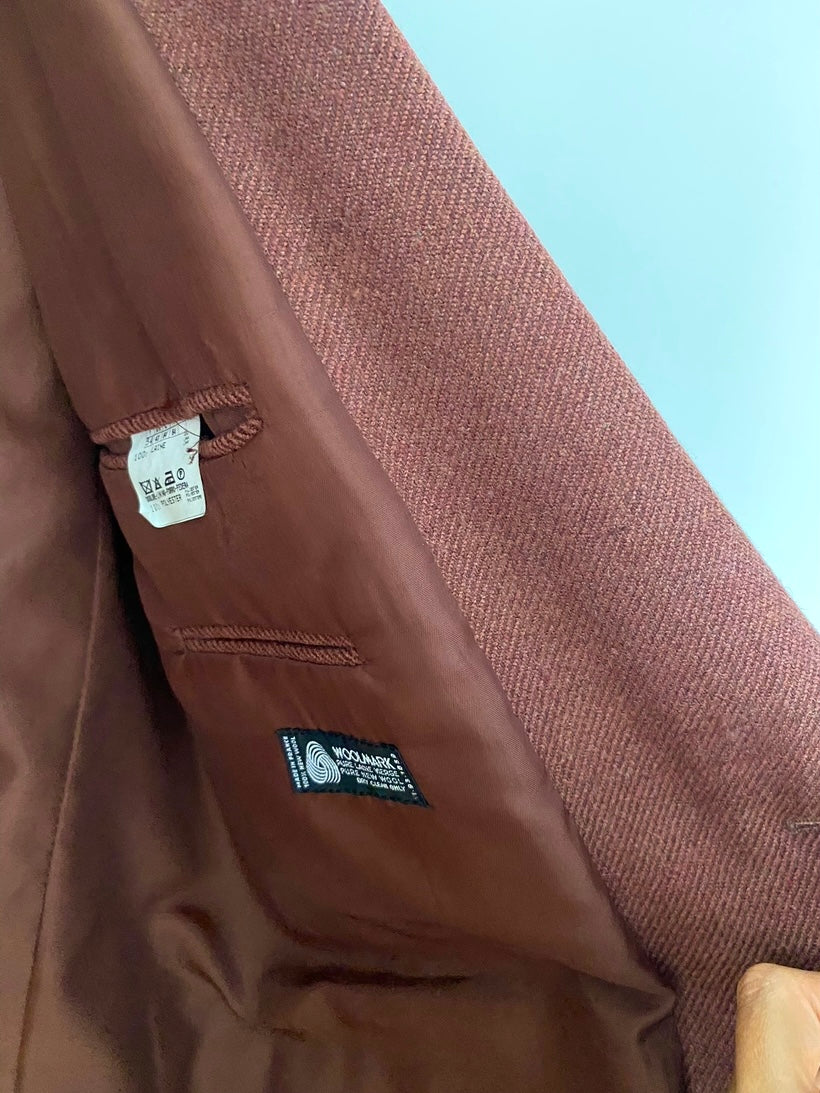 Duo Blazer Homme EDITORIAL ( super Oversize) & Boucles d’oreilles « Escargot  »