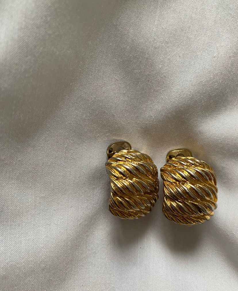 Duo Blazer Homme EDITORIAL ( super Oversize) & Boucles d’oreilles « Escargot  »